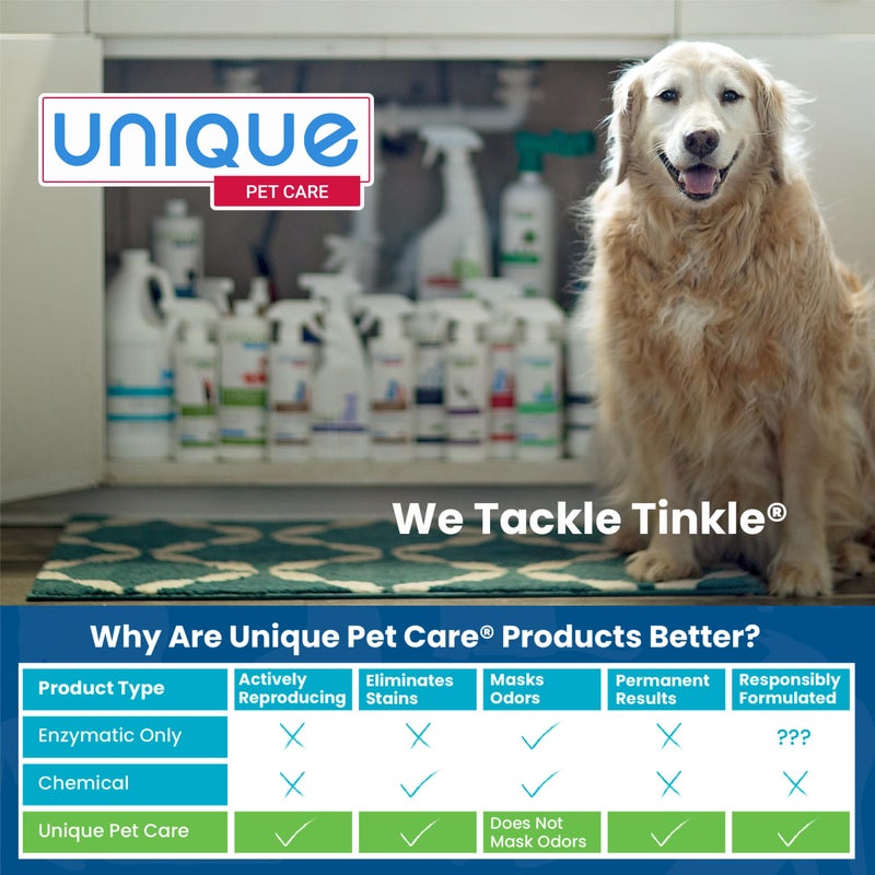 Unique Pet Odor and Stain Eliminator Liquid Concentrate - Makes Over 10 Gallons - Eliminates Pet Odors and Stains (128 oz) - Image 5